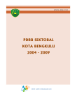 PDRB Sektoral Kota Bengkulu 2004-2009