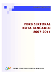 PDRB Sektoral Kota Bengkulu 2007-2011